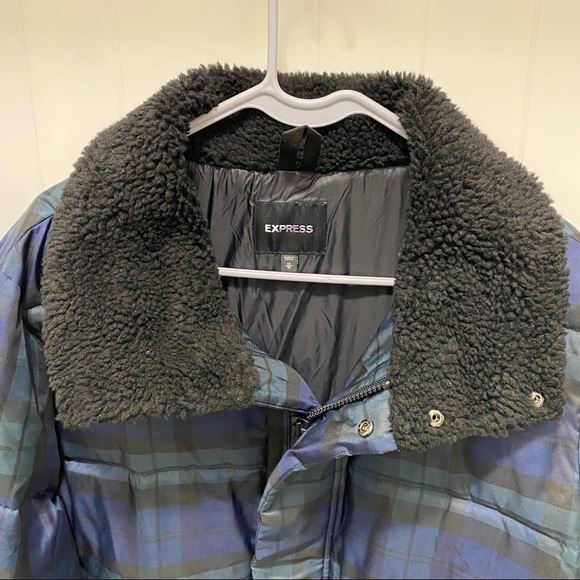 New Express Mens puffer jacket medium - Picture 3 of 9